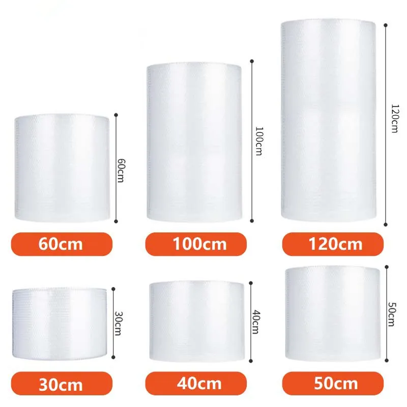 3M 5M 10M 20M Roll Packaging Bubble Film Roll Thickened Anti Pressure Pad Express Mail Box Filler Fragile Packaging Bubble Film