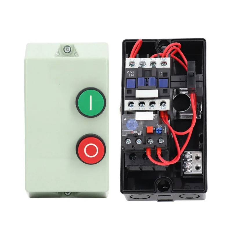 Magnetic Electric Motor Starter IP55 Water Proof Motor Start Control Switch Single Phase 220 230V