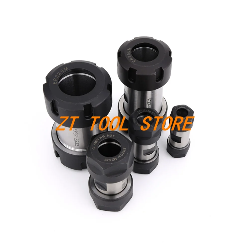 Double Chuck Motor Shaft ER11 ER16 ER20 ER20 ER25 ER32 Tool Holder Motor Shaft Column Spindle ER Collet Engraving Machine