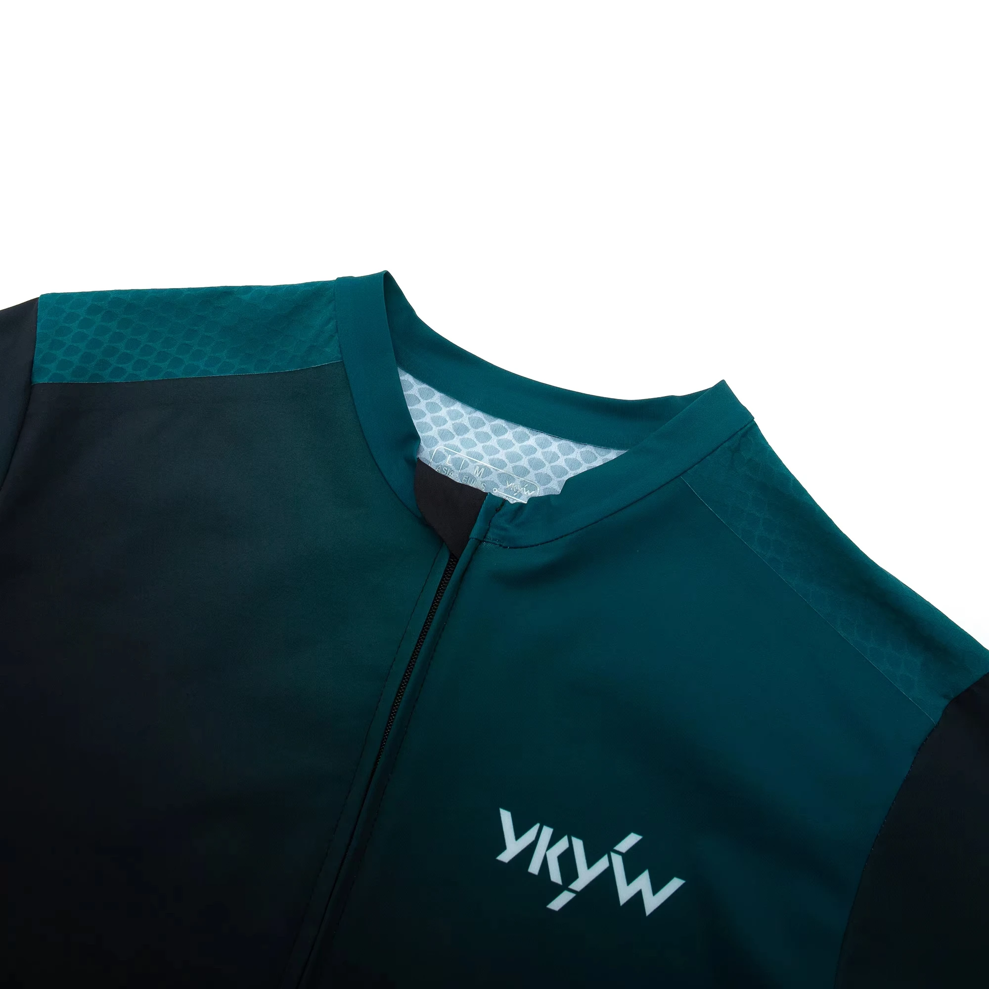 YKYWBIKE Herren Langarm-Radtrikot Italien MITI-Stoff Verschleißfest Atmungsaktiv Farbverlauf Fahrrad Rennrad Shirts Herbst – Detail 23