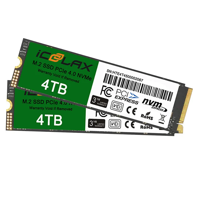 ICOOLAX NVMe PCIe 4.0 M2 SSD 512GB PCIe 4.0 x 4 Internal Solid State Drive Hard Disk for Desktop and Laptop