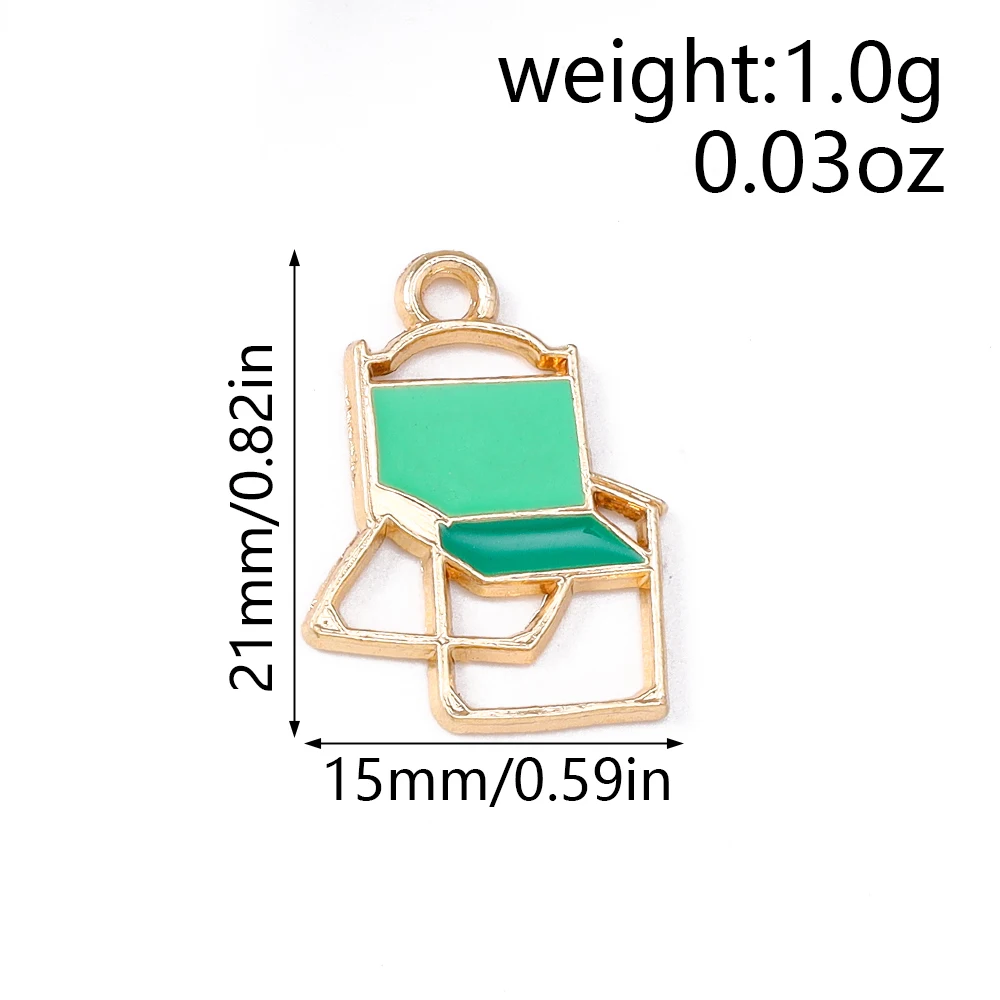 Leslie 10 stücke Neue Outdoor Camping Serie Kamera Taschenlampe Rucksack Stuhl Zelt Charms Anhänger Für DIY Schmuck Zubehör – Detail 11
