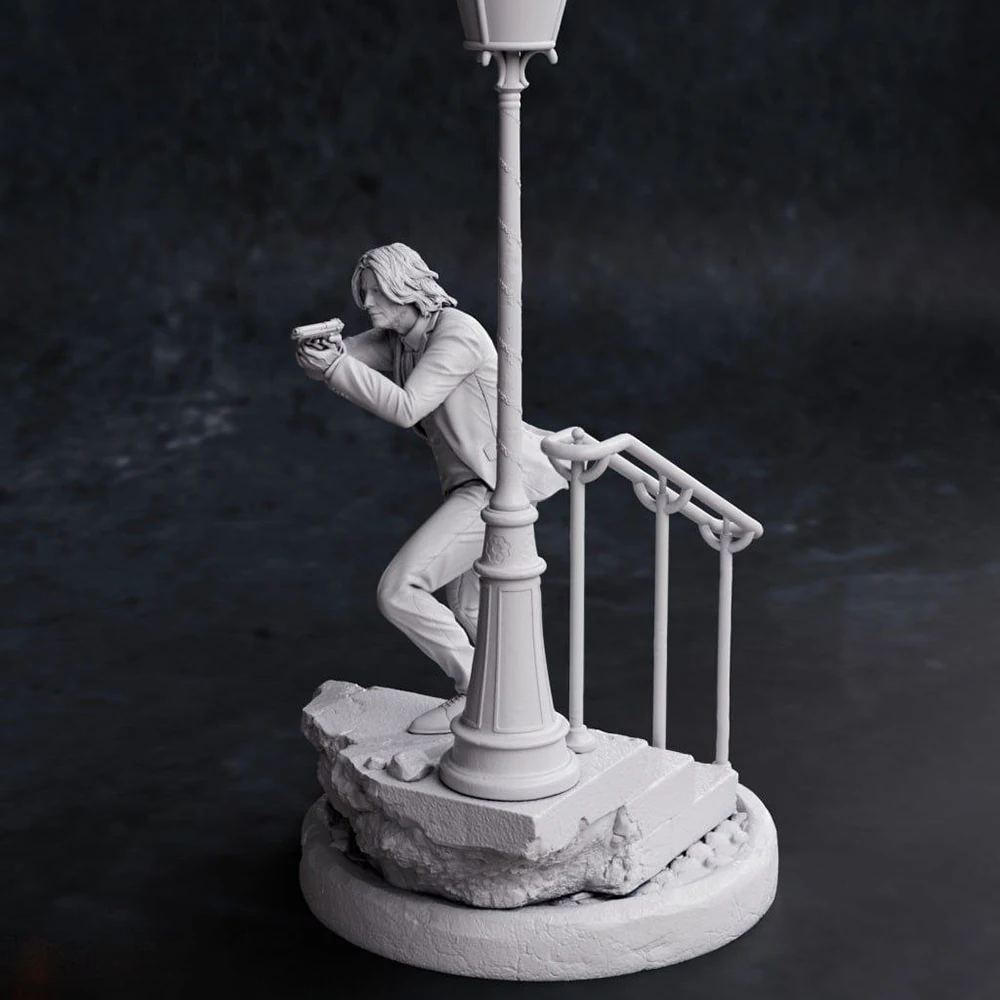 Kit de modèle en résine Chase Kill Man, poupée d'impression 3d, Kits de statues de figurines en résine non assemblées, jouet non peint, ensemble de jeu Gk, 1/24