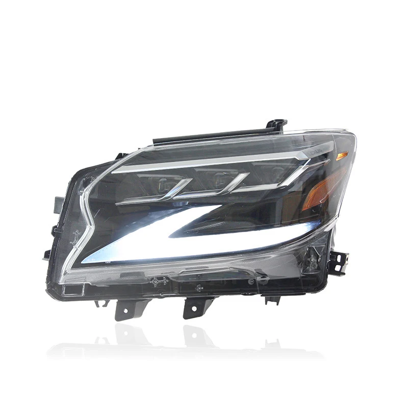 

Подходит для модификации фар Lexus GX460 2010-2023 годов выпуска с новыми трехлинзовыми светодиодными дневными ходовыми огнями.