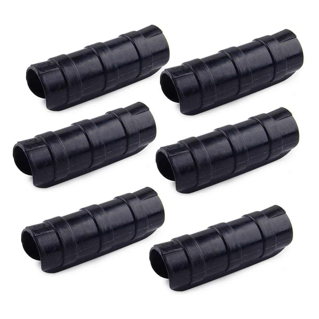 100Pcs 25mm Black Pipe Tube Film Clamp Fixed Clip Snap Connector for Greenhouse Banner Frame Row Cover