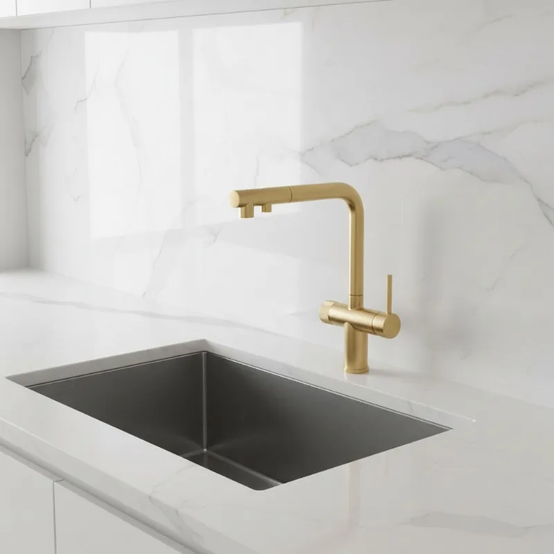 Pull Down Sink Faucet Water Purifier Kitchen Filter Tap Mixer 3 Way Black Water Purifier Faucet For Pure Water