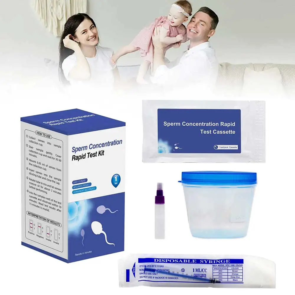 Sperm Concentration Detection Kit Male Test Sperm Motility Quality Test Paper Male Sperm Test Strip