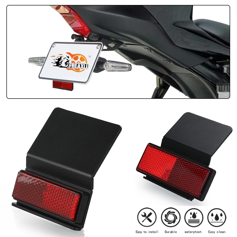 

Motorcycle Rectangle Bolt on Number Plate Rectangle Reflector For 1290 SUPER ADVENTURE R S T 2015 - 2021 2022 2023 2024