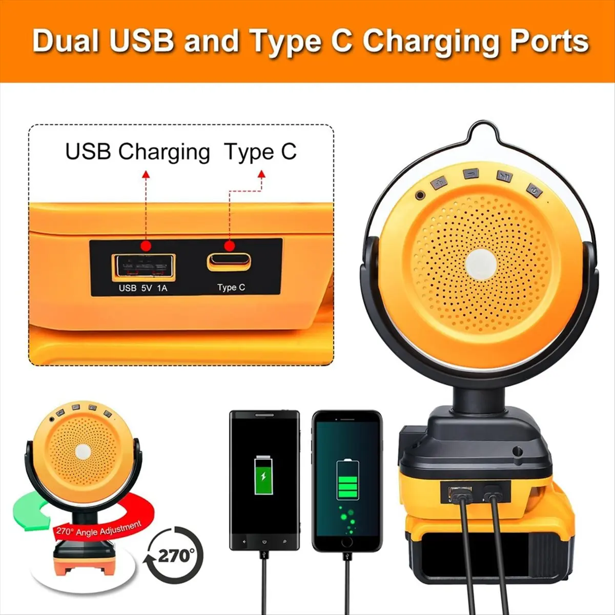 【expedie-a-chaud】-haut-parleur-bluetooth-pour-batterie-dewalt-18-v-20-v-haut-parleur-bluetooth-portable-pour-chantier-de-travail-camping-et-fete-de-festival