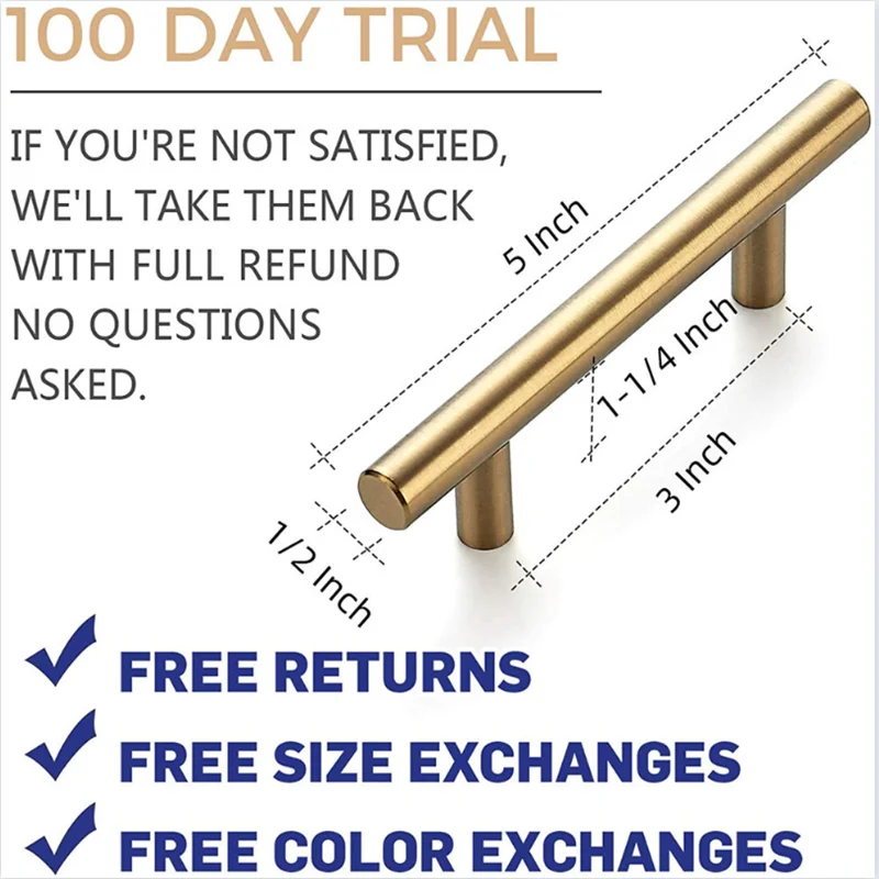 أسود ذهبي فضي مقبض الباب دولاب مقبض الأثاث مكتب درج سحب 50 مللي متر-500 مللي متر نحى الفولاذ المقاوم للصدأ المطبخ مقبض