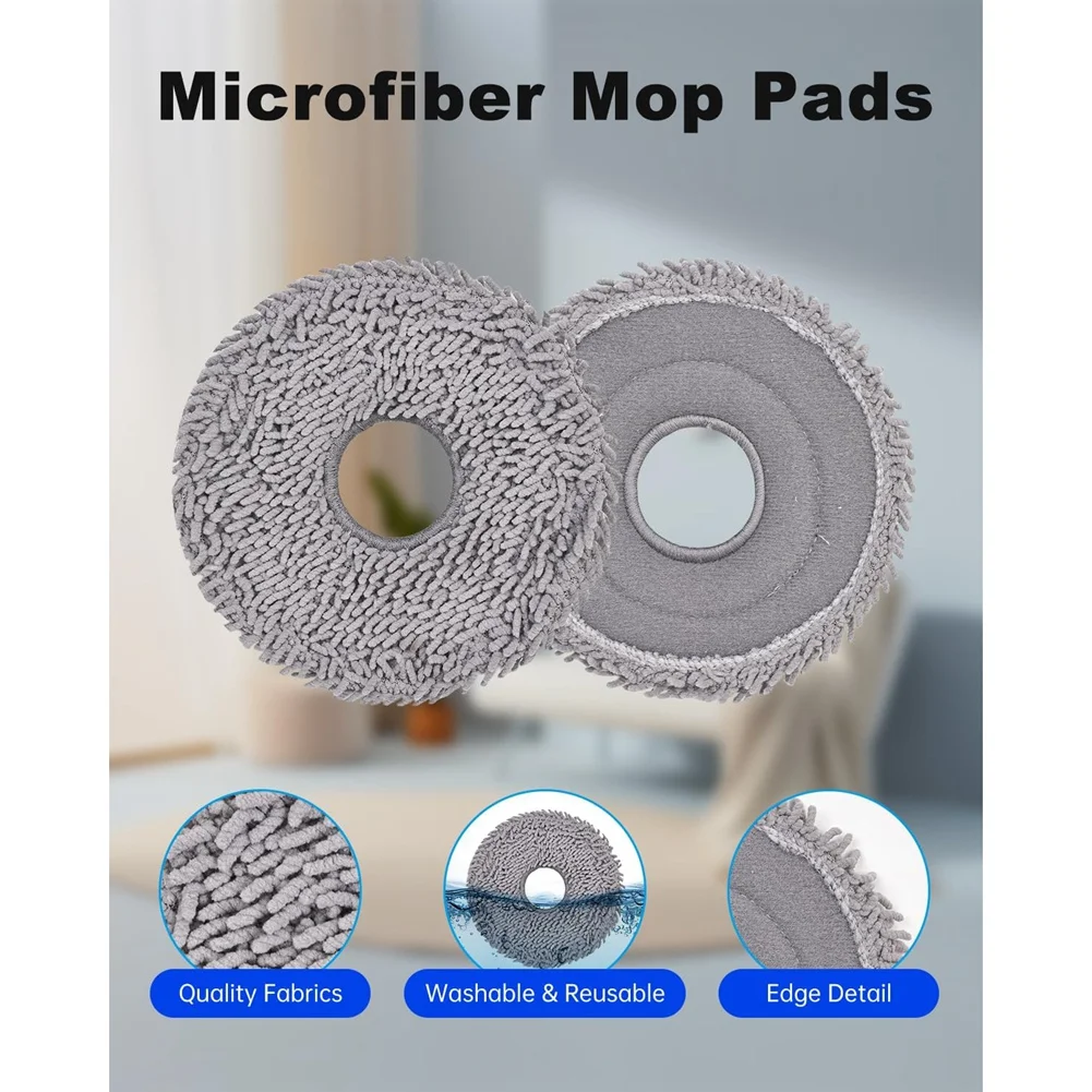 EAS-Accessories Parts For Roborock Saros 10R Robot Vacuum Main Side Brush Hepa Filter Mop Cloth Dust Bags
