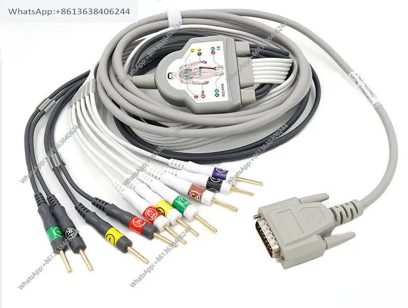 

Подходит для электрокардиографа Libang SE300: провод для электродов, фотоэлектрический провод для электродов на конечности и груди.