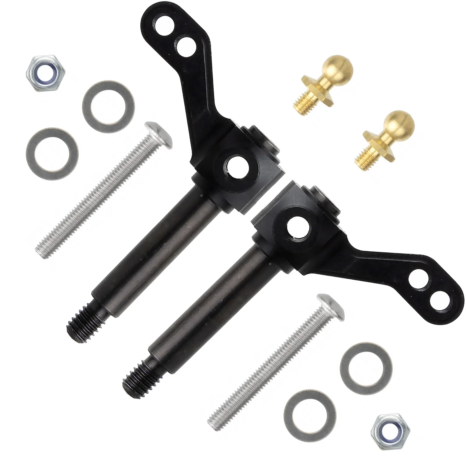 

CW-01 Aluminum Front Knuckle Arm Set for Tamiya CW01 Grasshopper Chassis Lunch Box Chassis Upgrades Parts