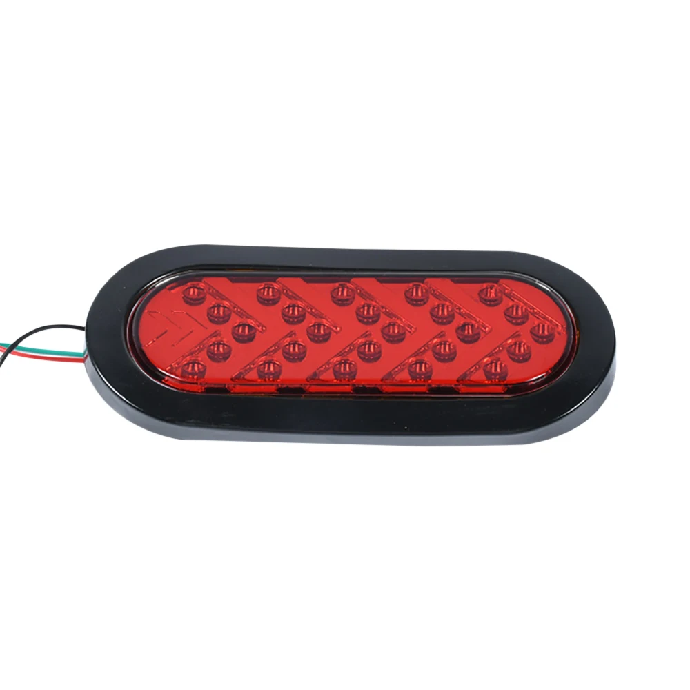 Oval Weiß Rot Gelb Led Anhänger Rückleuchten 12V24V LED Stop Blinker Brems Marker Rückleuchten für Lkw Trail