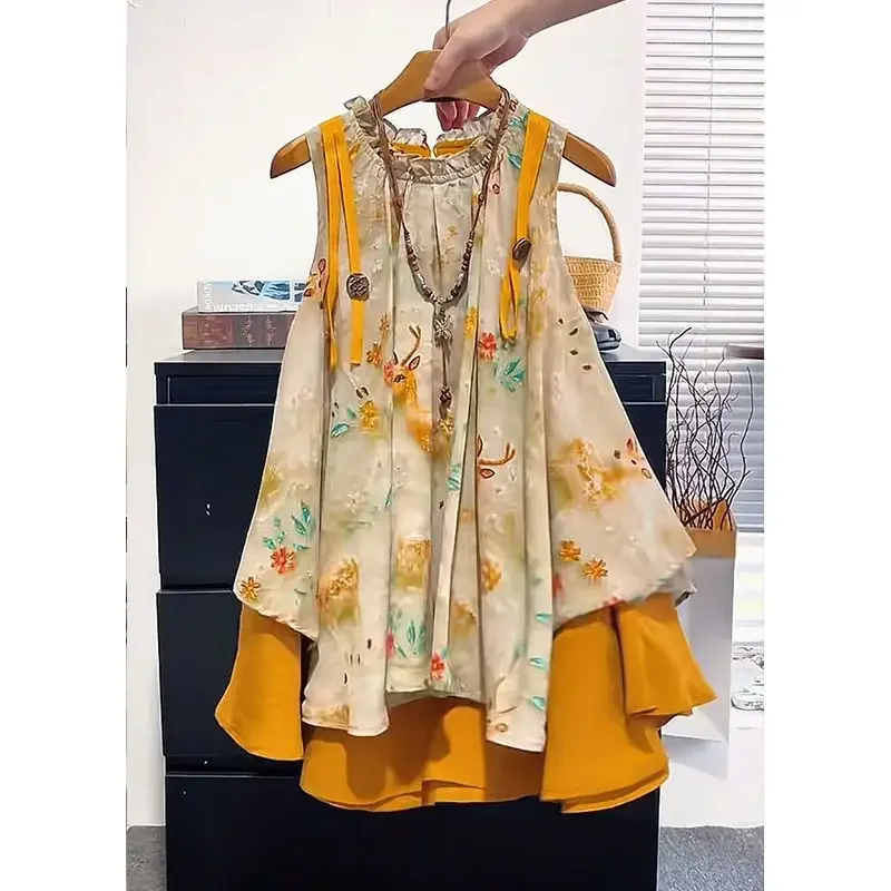 Girls Summer 2026 New Style Princess Dress Children's Stylish High-End Beautiful Dress