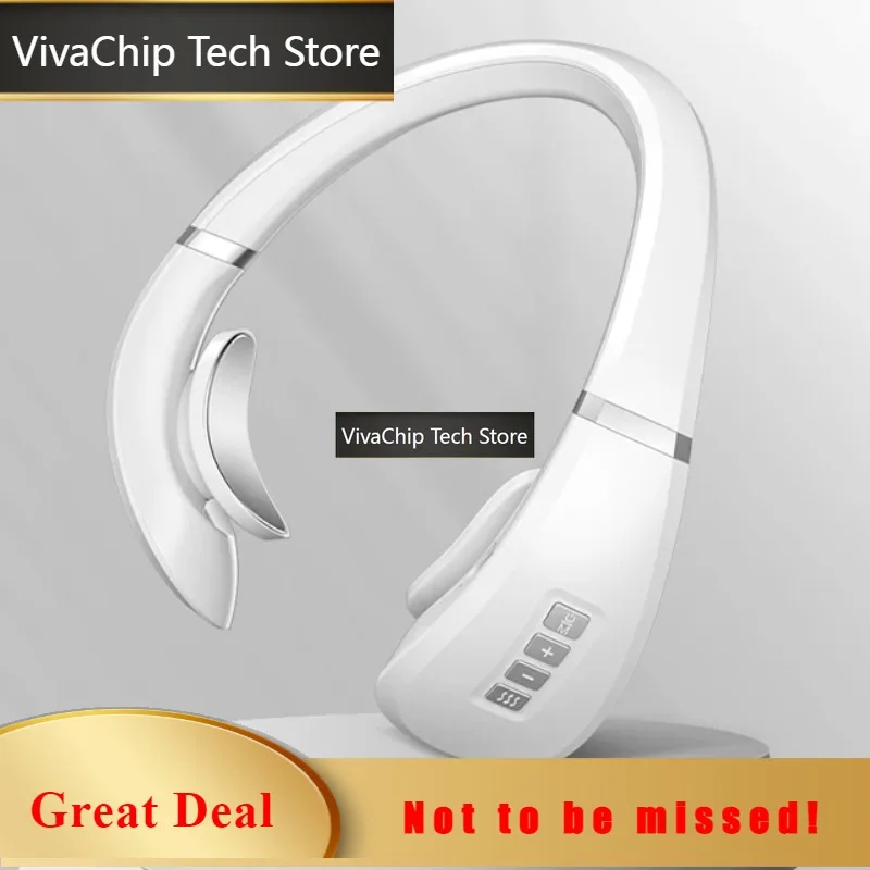 VivaCTSmart Library Remote Control Heating Cervical Massager With Remote Controller Voice Controller Remote EMS Neck Massager Sm