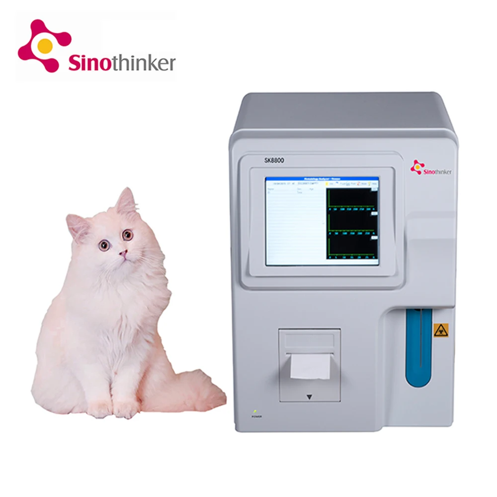 

Hot Sale SK8800Vet 3 Diff Auto Hematology Analyzer Veterinary CBC Blood Test Machine