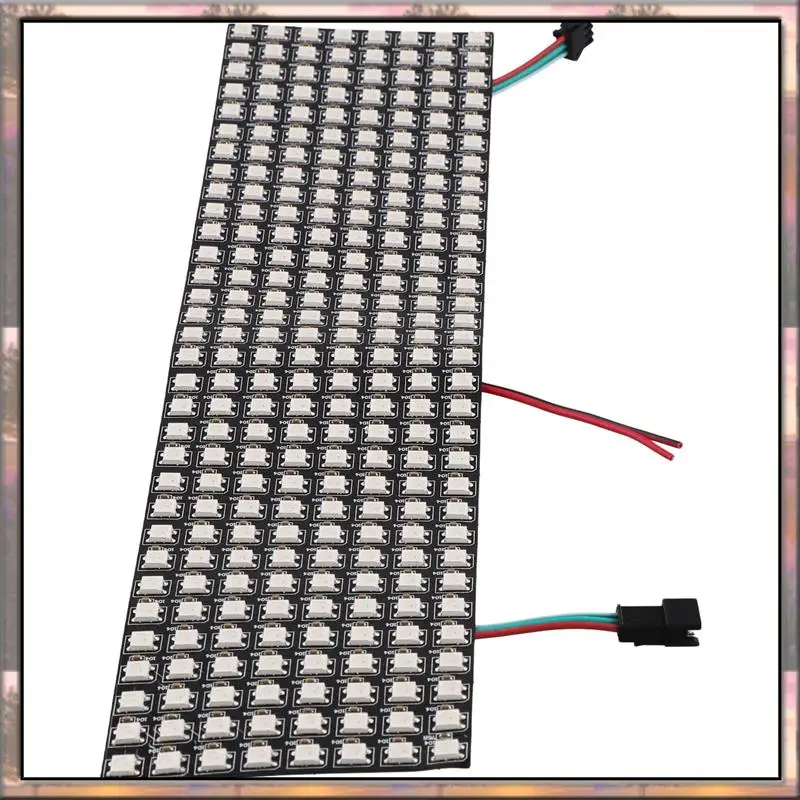 

BAAZ HOT WS2812 RGB LED Matrix Panel Individually Addressable Flexible For Video Display, DC5V (8X32)