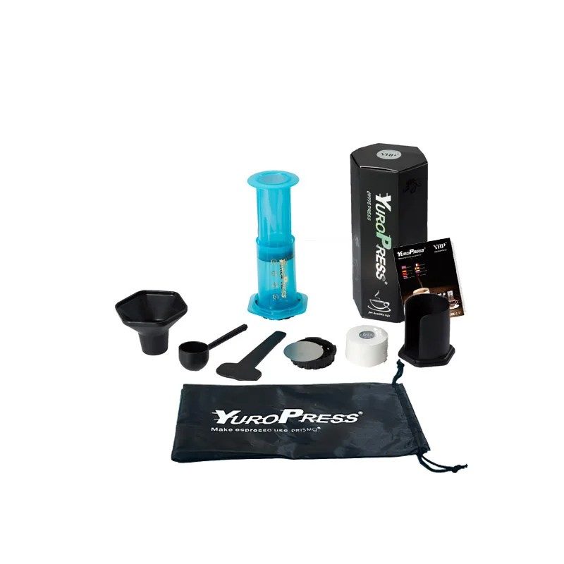 YRP Kaffeemaschine, tragbare Espressomaschine, französische Presse für Auto und Zuhause, Camping, Reisen, Kaffeekanne, Luftpresse, Ae&ropress 10