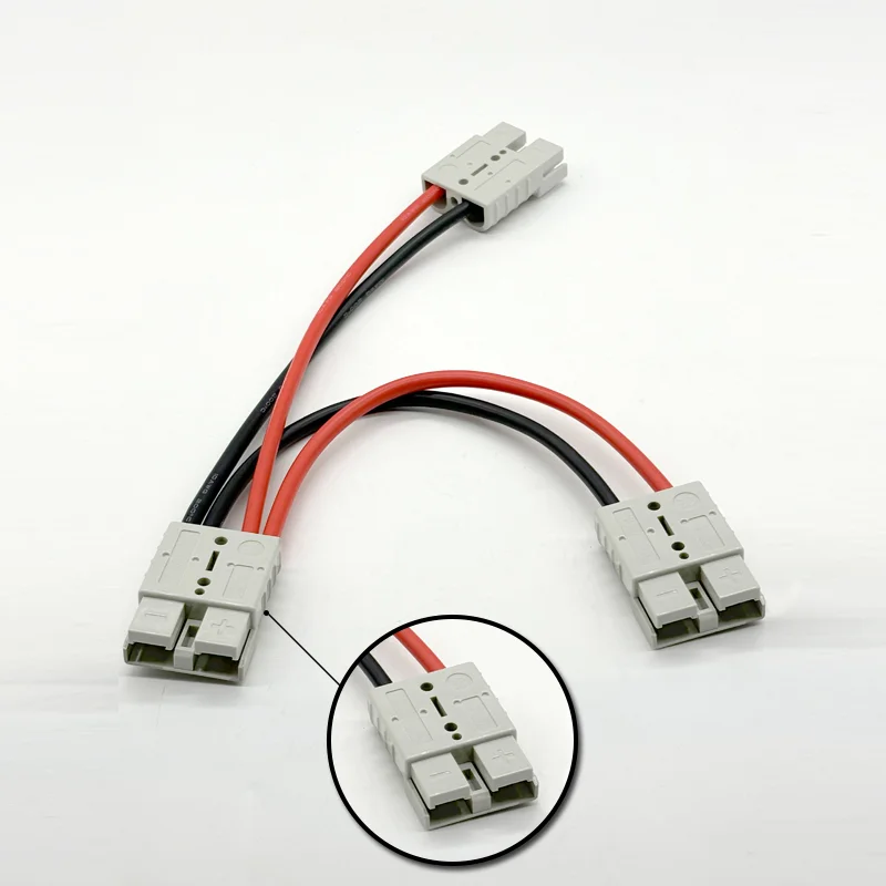 50A 10awg/120A 8awg 1to2 الفاصل 30 سنتيمتر سلك موصل عالية الحالي البطارية الشمسية تمديد كابل شحن #5