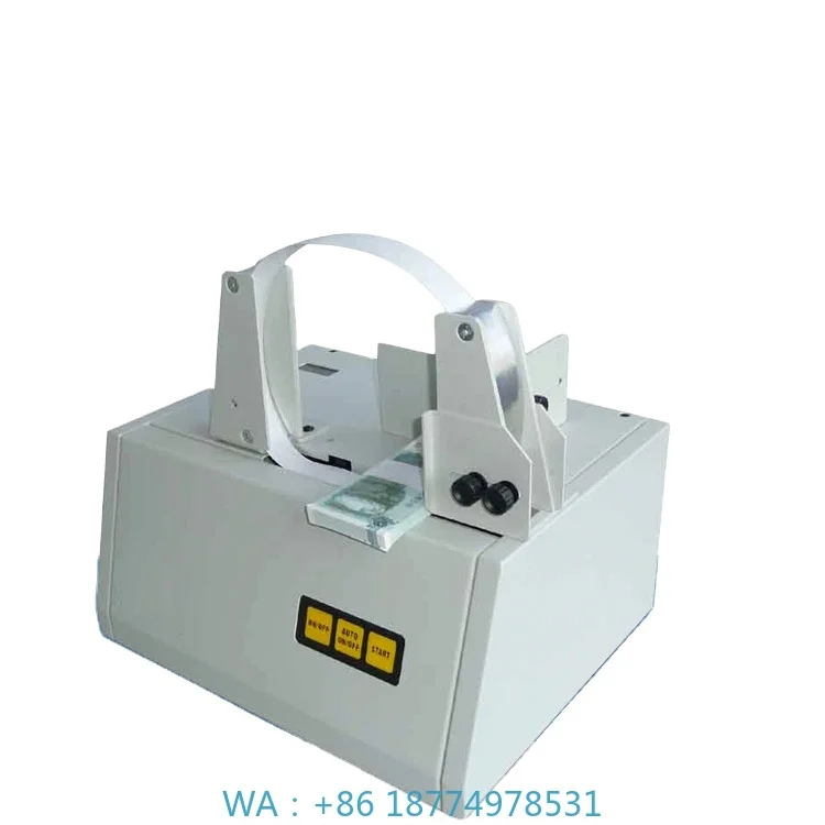 

vCash&Currency Strapping Machine with CE Automatic Money&Banknote&