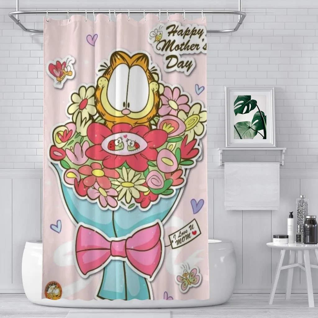 

Shower curtain Bathroom Classic Anime Funny Cat decor Modern household items Bathroom curtain Graduation gift Festival gift