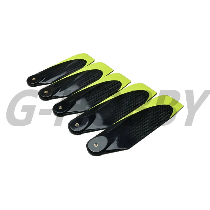 G-HOBBY 1 Pair 86mm 92mm 106mm 116mm FUN-KEY Rotor Tech Carbon Fiber Tail Rotor Blade For Align T-rex Gaui SAB  Rc Helicopter