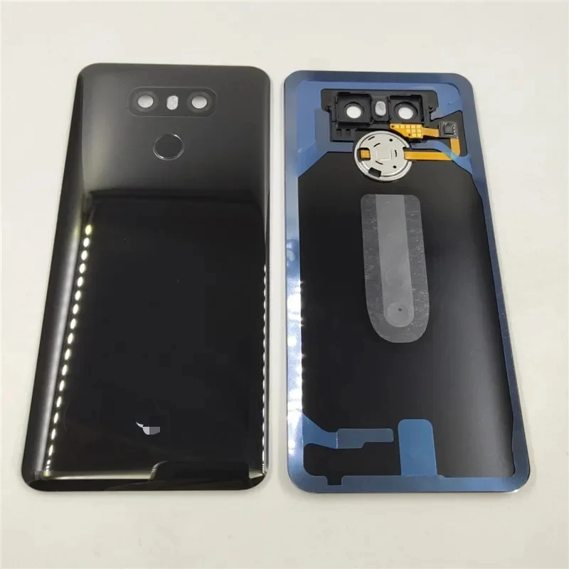 Battery Cover For LG G6 H870 H870DS H871 H872 H873 LS993 US997 VS998 Rear Housing Back Case   Touch ID Boutton Camera Lens