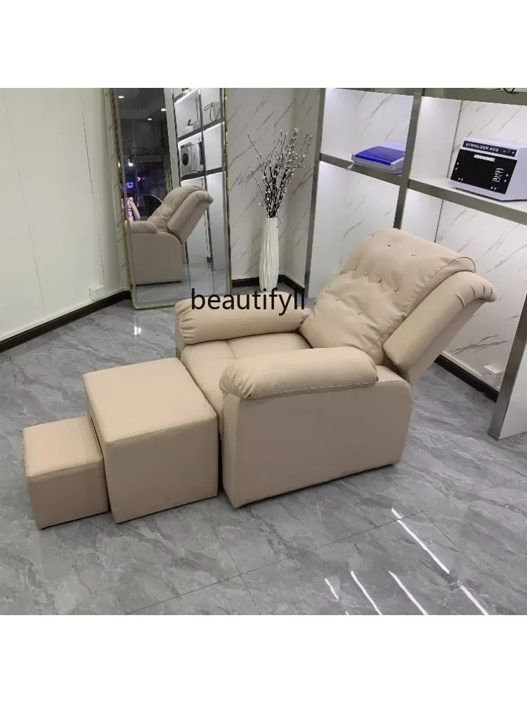 

smt03 Nail Art Sand Pattern Eyelash Tattoo Embroidery Reclining Electric Sofa Foot Massage Foot Washing Sofa