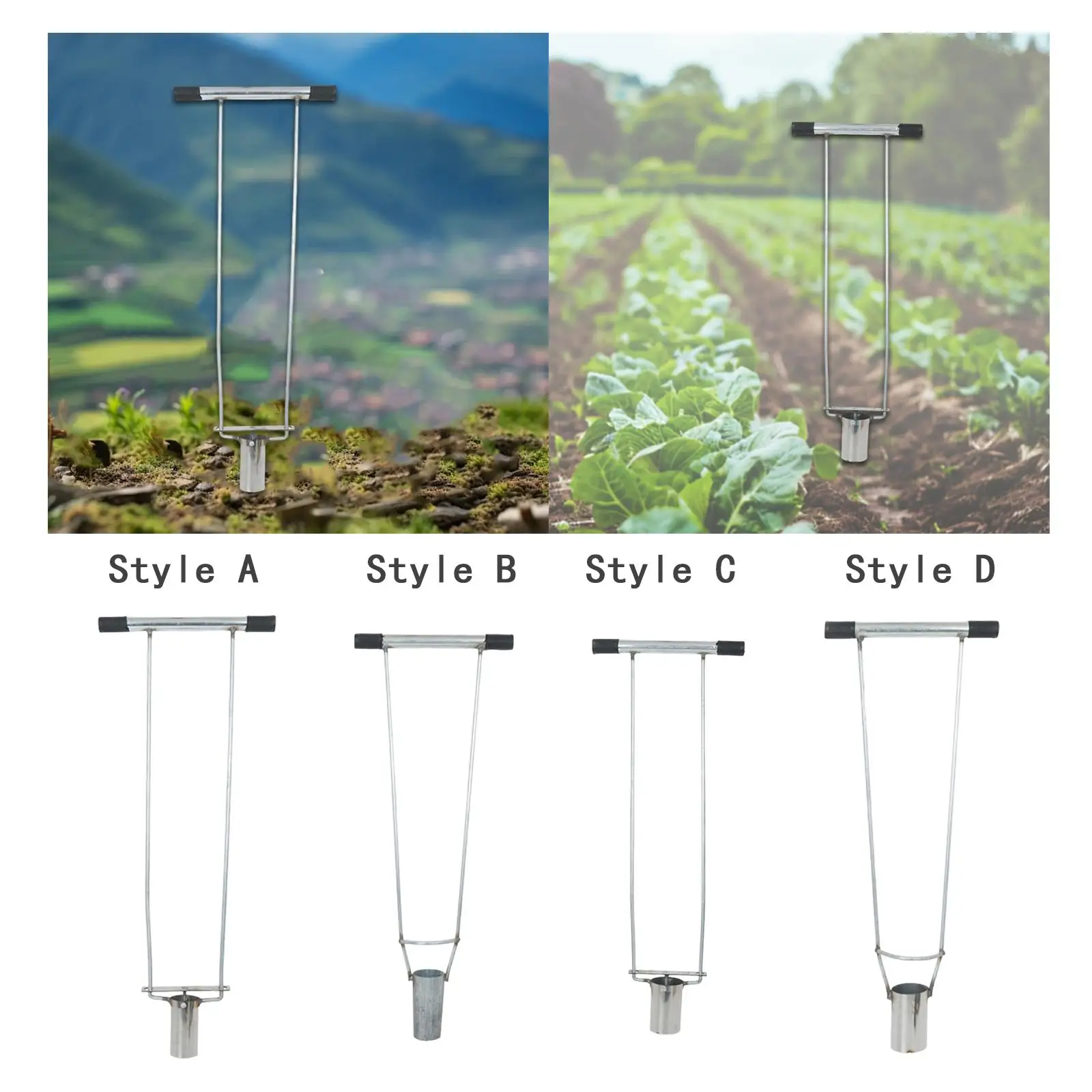 

Bulb Planter, Sturdy Versatile, Long Handle Bulb Planter Tool, Garden Tool for Weeding Vegetables Planting