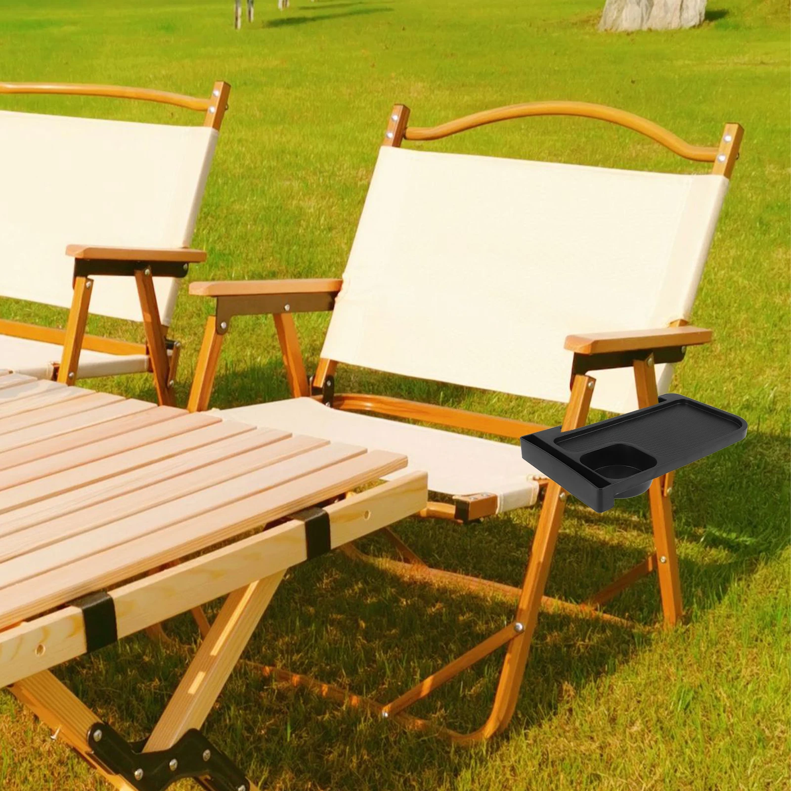 

Chair Side Storage Rack Cup Holder Tray for Beach Chairs Recliner Accessories Portable Outdoor Furniture Foldable Lounge