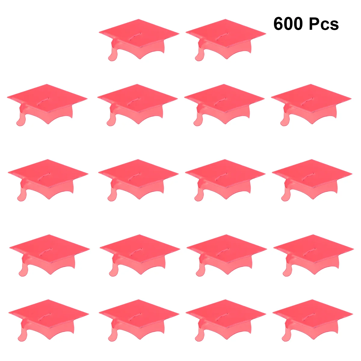 600 Pcs Doctorial Hat Party Confetti Graduation Supplies Dining Table for Student