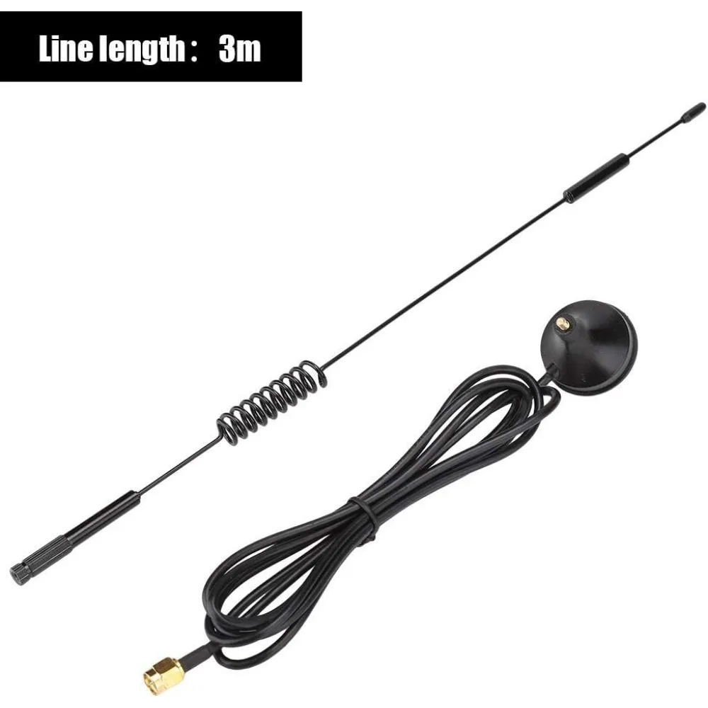 433MHz 31cm magnetische Saugnapf antenne 10dbi SMA-Stecker RG174 3m Kabel für Funksignal verstärker Wireless Repeater