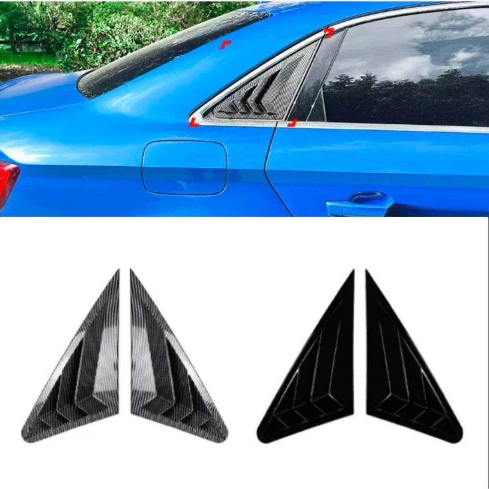 

For Audi A3/S3 8V Sedan 14-20 Rear Window Louvers Exterior Stickers Aerodynamic Exterior Accessories Personalized Modification