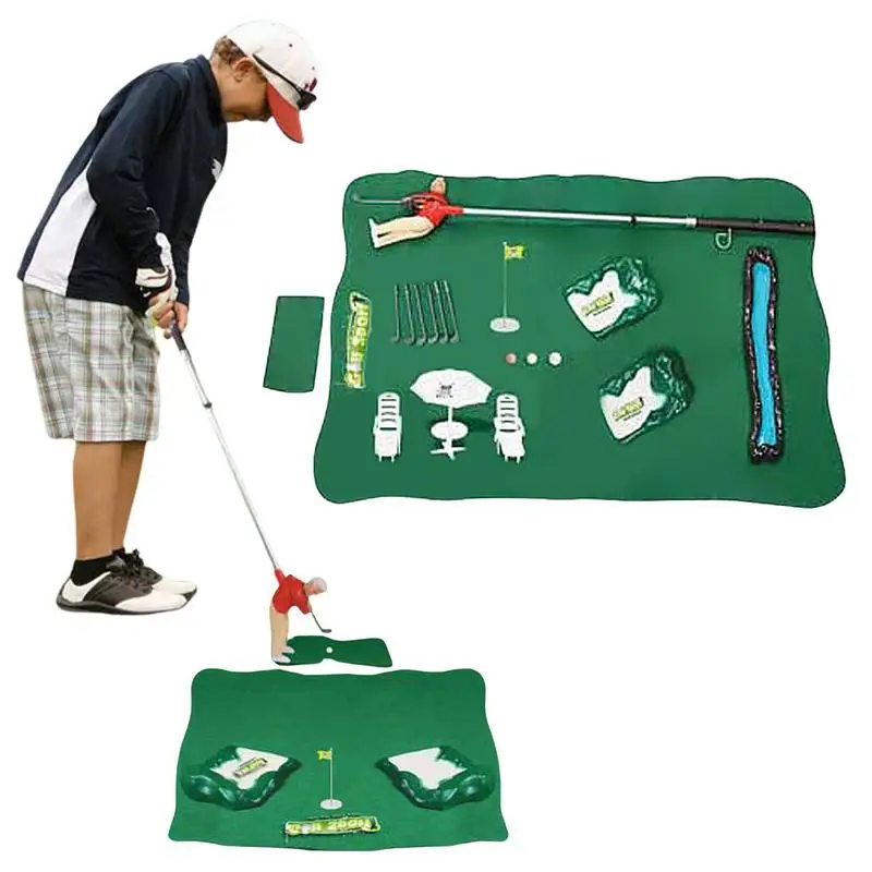 Mini Golf Professional Practice Set Golf Ball Sport Set Children's Toy Golf Club Practice Ball Sports Indoor Games Golf Training image 5