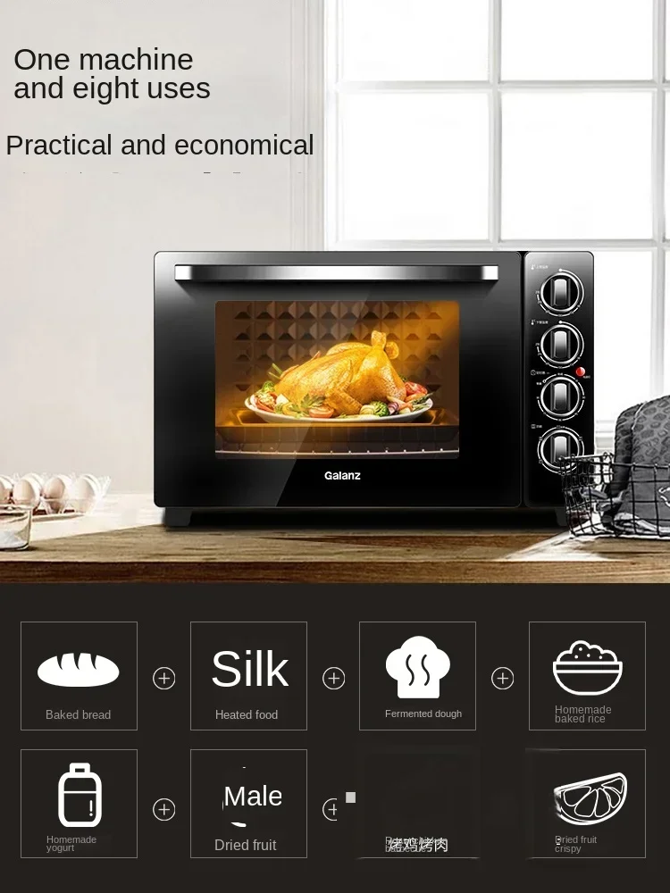 

Hot Sales Home Electric Oven Commercial Large Capacity Baking Multi-Function Automatic 2024 New
