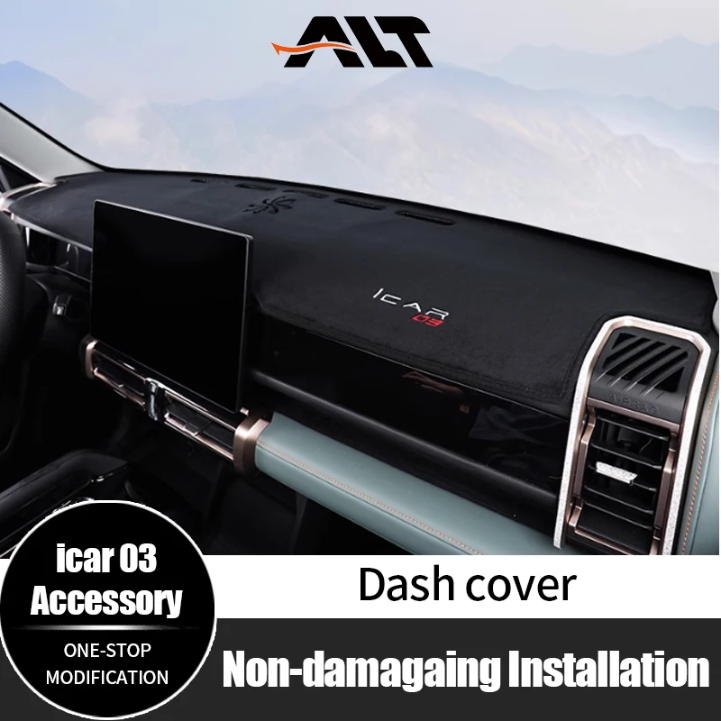 

For Chery ICAR 03 Jaecoo J6 Dashboard Sunshade Mat Dash Cover Non-slip Heat-Resistant Pad Car Interior Accessories