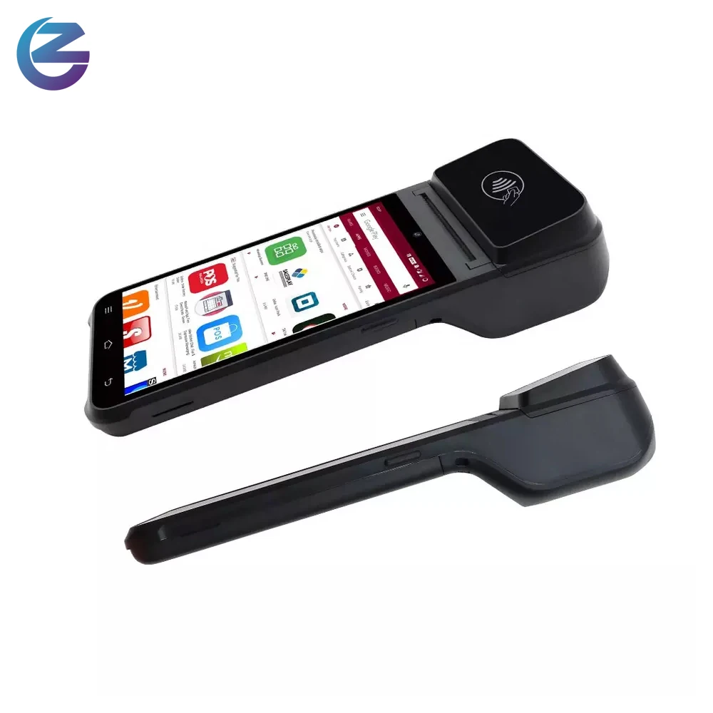 

Rugged Smartphone PDA Terminal Handheld Android POS With Printer And Scanner For Parking Ticket Machine