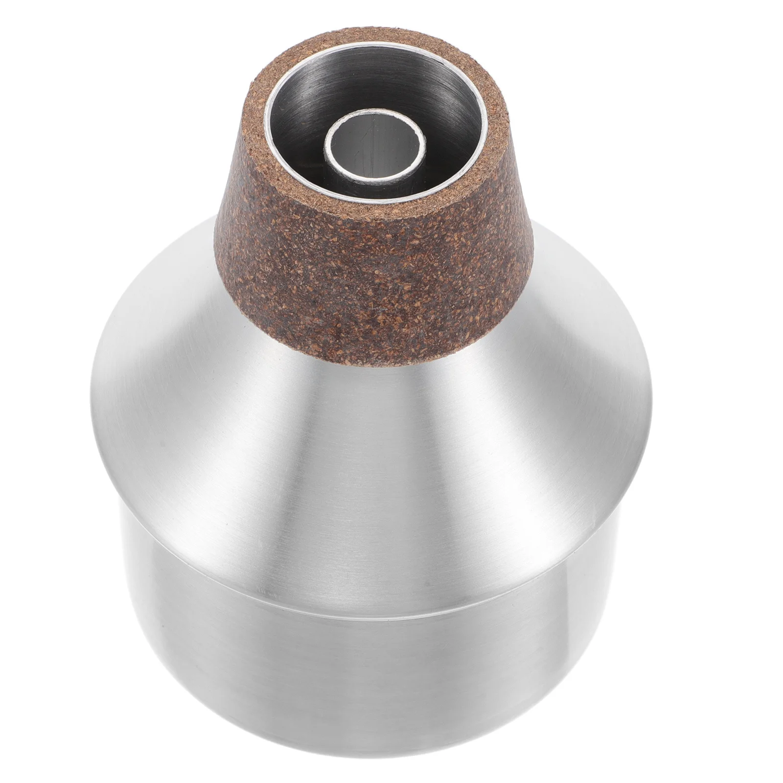 كتم صوت البوق المعدني المستقيم للمنزل، جزء بديل لآلة كتم الصوت للمبتدئين من سبائك الألومنيوم