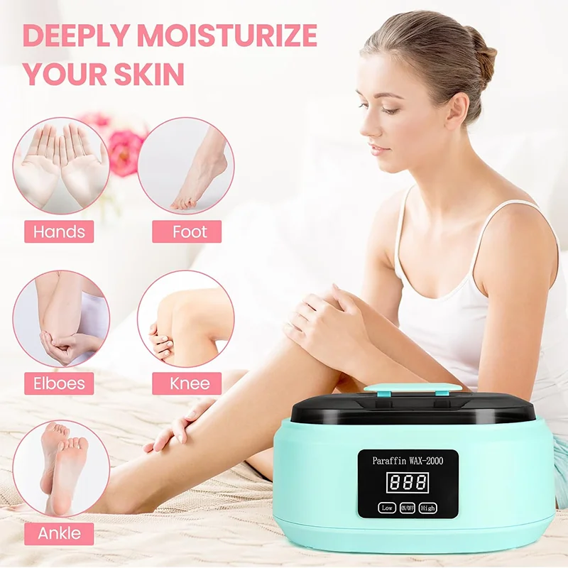 Paraffin Wax Machine for Hand and Feet -Paraffin Wax Warmer Moisturizing Kit Auto-time and Keep Warm Paraffin Hand Wax Machine