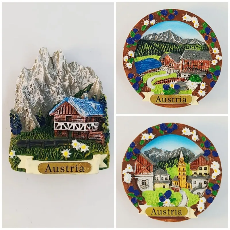 

Austria Refrigerator Stickers Untersberg Travelling Souvenirs Innsbruck Fridge Magnets Home Decoration Wedding Gifts