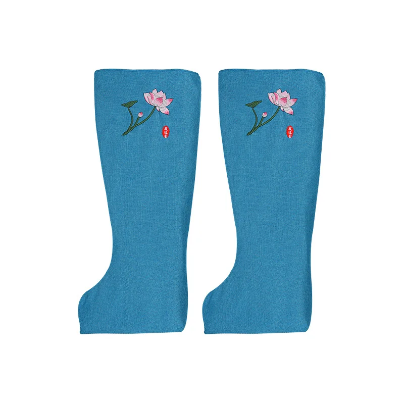 Electric Heated massage Foot Boots with Herbal Knee Pads for Heat Therapy Joint Warmth