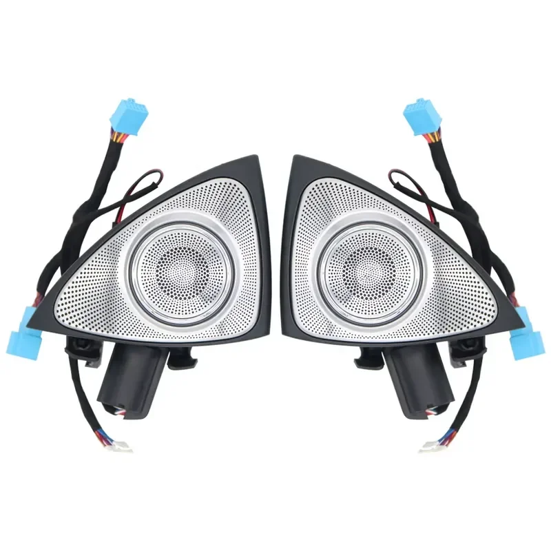 Car 3D Rotating Tweeter Speaker 7 Color 64 Color Ambient Light Tweeter Speaker for S-class W222