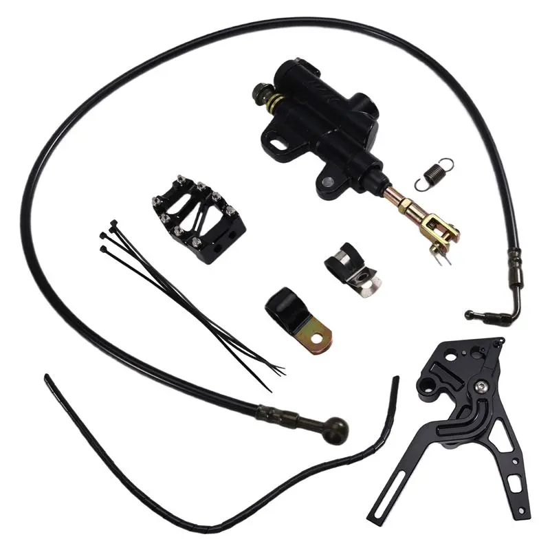 

New Brake Hose Kit Hydraulic Foot Brake Pedal Lever Reservoir For Talaria Sting MX3 MX4 MX5 Electric Dirt Bike