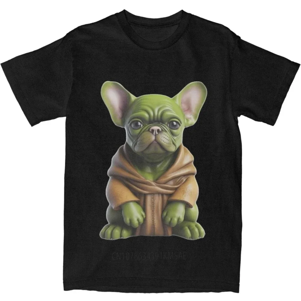 Parody Frenchie French Bulldog Men Women T Shirt Cute Puppy Dog Accessories Awesome Tee Shirt T-Shirt Pure Cotton Clothes