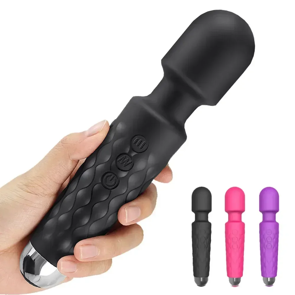 

Powerful Magic Wand Vibrators for women Clitoris Stimulator AV Stick G Spot Massager Female Masturbator Sex Toys for Woman