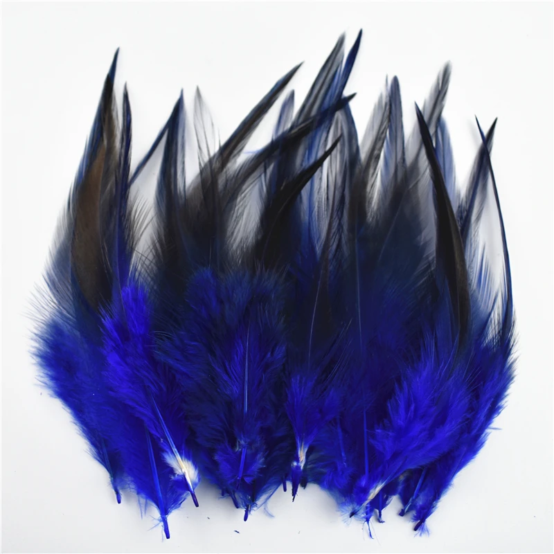20 قطعة ريش الدراج للحرف اليدوية والمجوهرات الديكور حلم الماسك الصغيرة السوداء الدجاج كرنفال الحرف اليدوية اكسسوارات ديكور