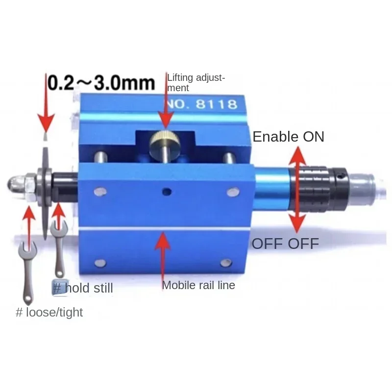 

Excellent Pneumatic Grinder For Grinding Nicks In Cutting Dies Groove Cutting Machine Carton Connection Point Opener Cutout