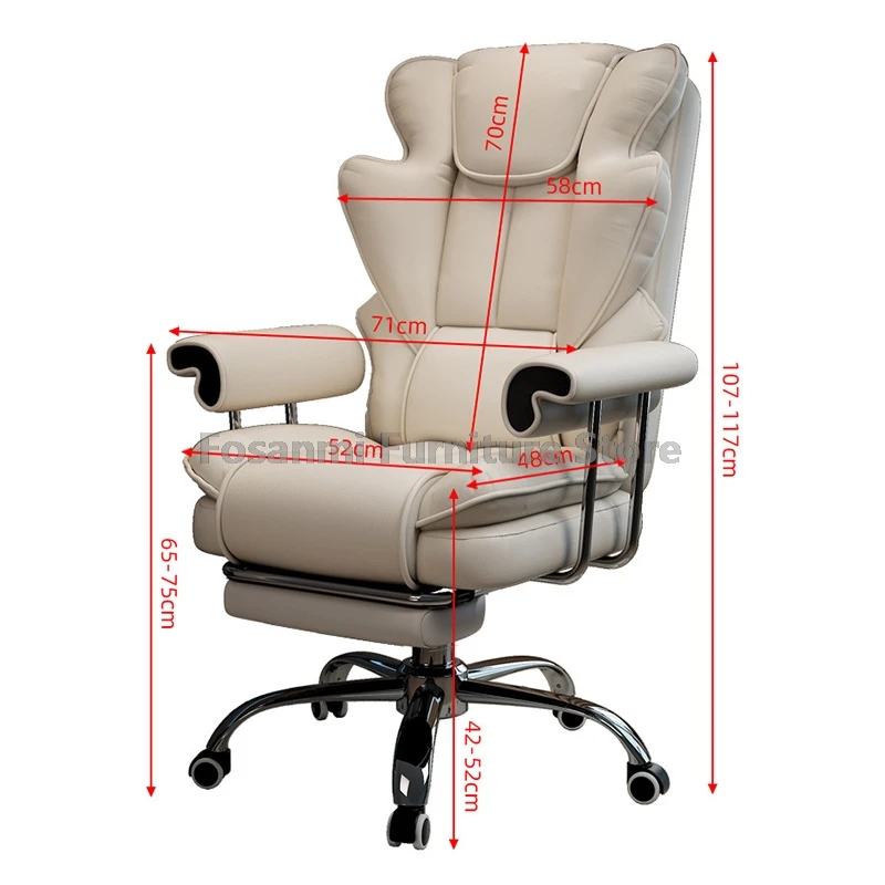 Racing สไตล์หนัง Gamer เก้าอี้ปีกพนักพิง ERGONOMIC Reclining GAMING เก้าอี้สําหรับ Home Modern Office PC เก้าอี้หมุน