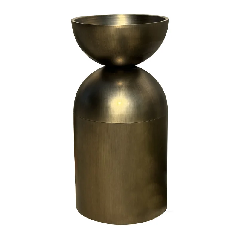 

Retro column wash basin villa balcony floor-to-ceiling washbasin household integrated column basin outdoor courtyard pool